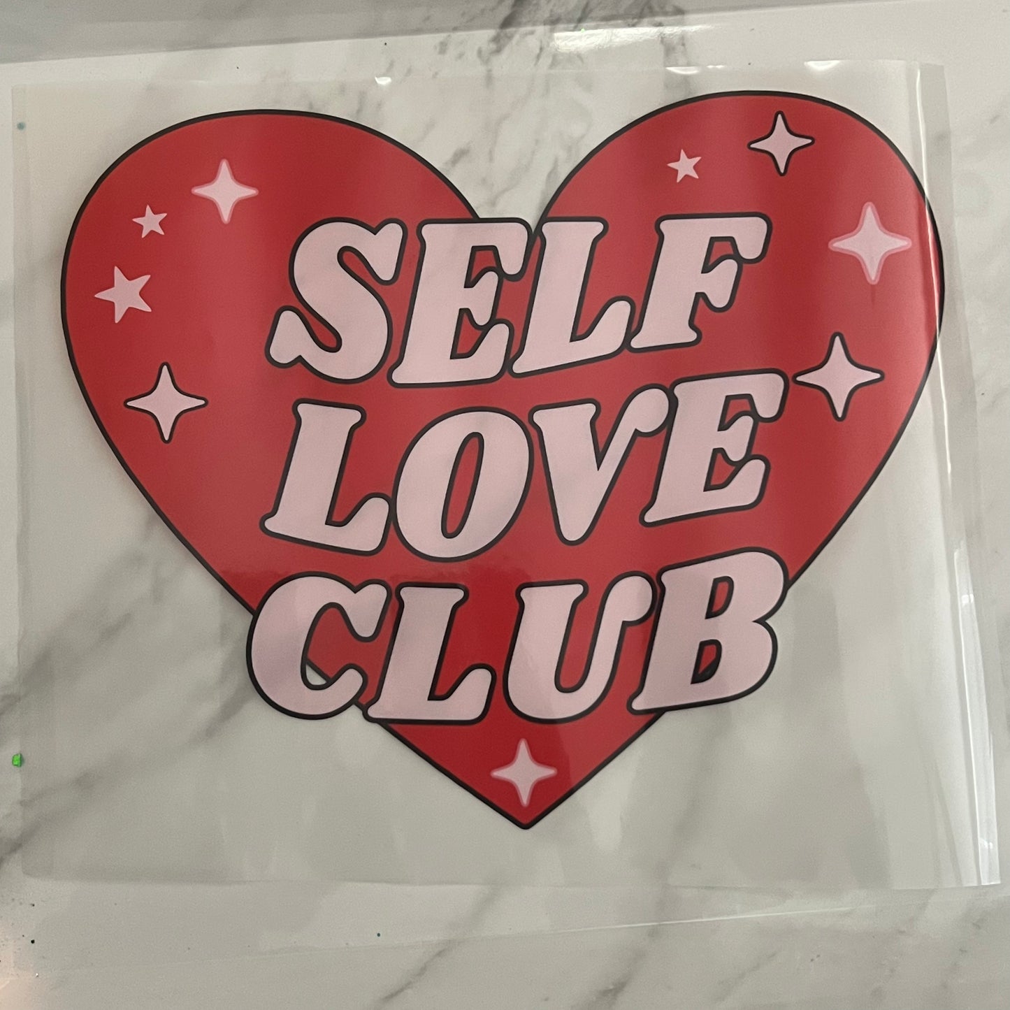 Self Love Club Heat Transfer