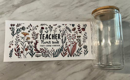 Teacher Plants Seeds