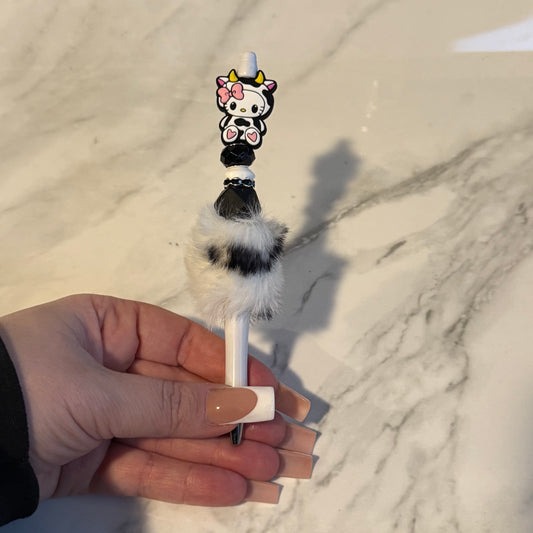 HK Cow Black Ink Pen