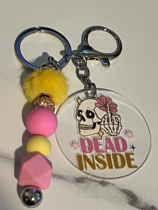 Dead Inside Keychain