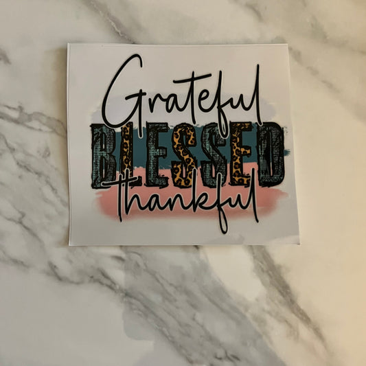 Grateful Blessed Thankful 1