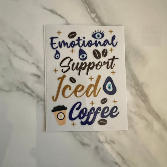 Emotional Support Iced Coffee