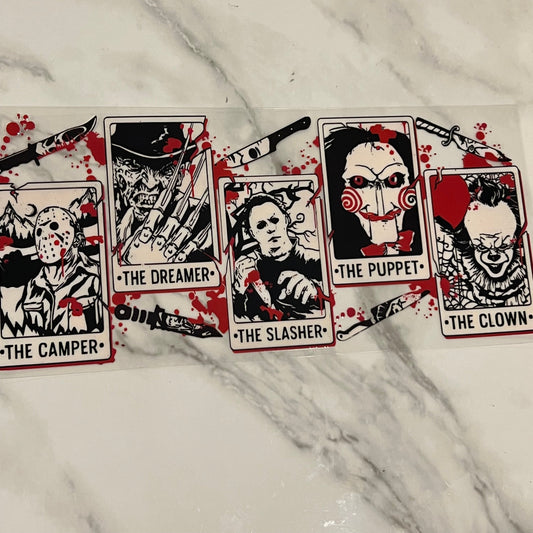 Scary Movie Tarot Cards