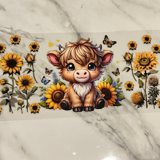 Cute Cow w Flowers