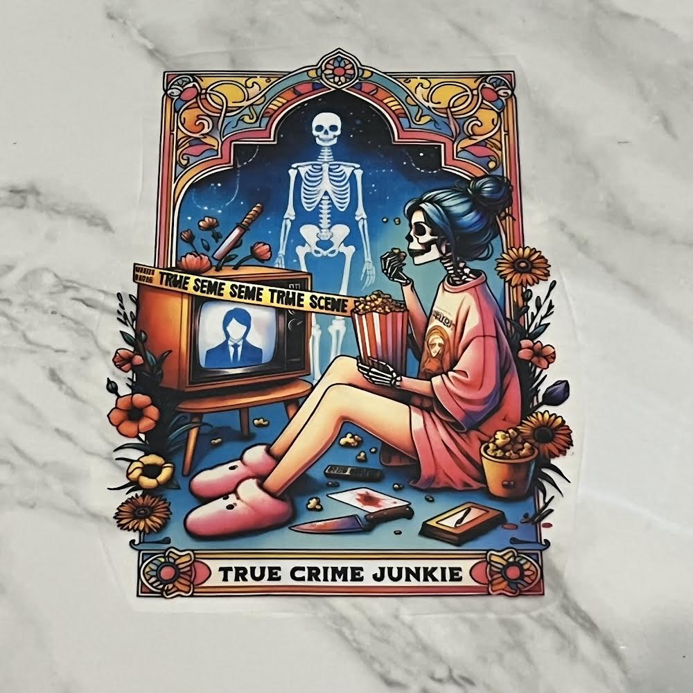 True Crime Junkie Tarot Card