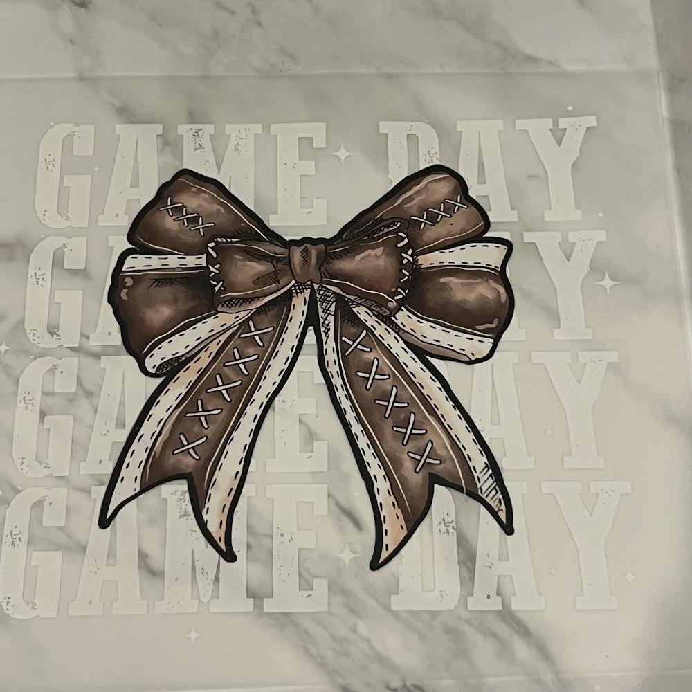 Football Game Day Bow