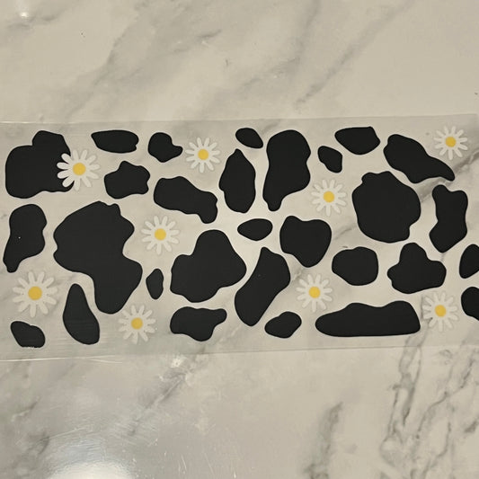 Daisy Cow Print