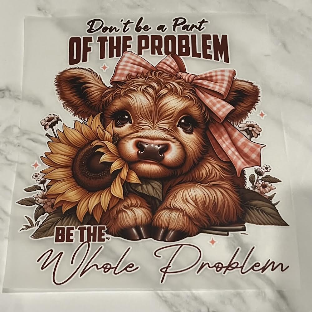 Don’t be a Part of the Problem be the Whole Problem