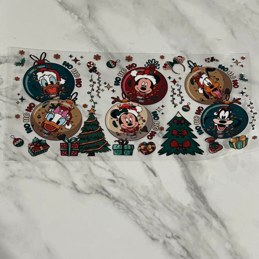 M Mouse Christmas Ornaments